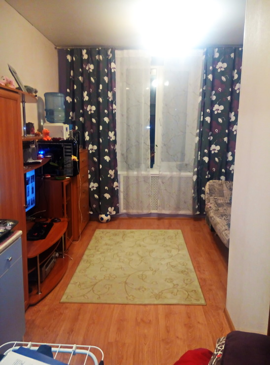 1-комнатная 17.5м2 4/5 эт.